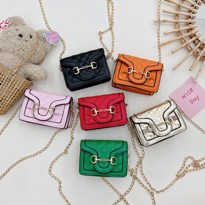 Wholesale PU Children's Bags, Mini Handbags, Chain Crossbody Bags, Embroidered Single Shoulder Bags JDC-SD-DaJu012