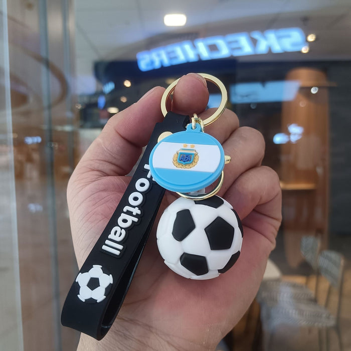 Wholesale Cartoon Football Commemorative Keychain