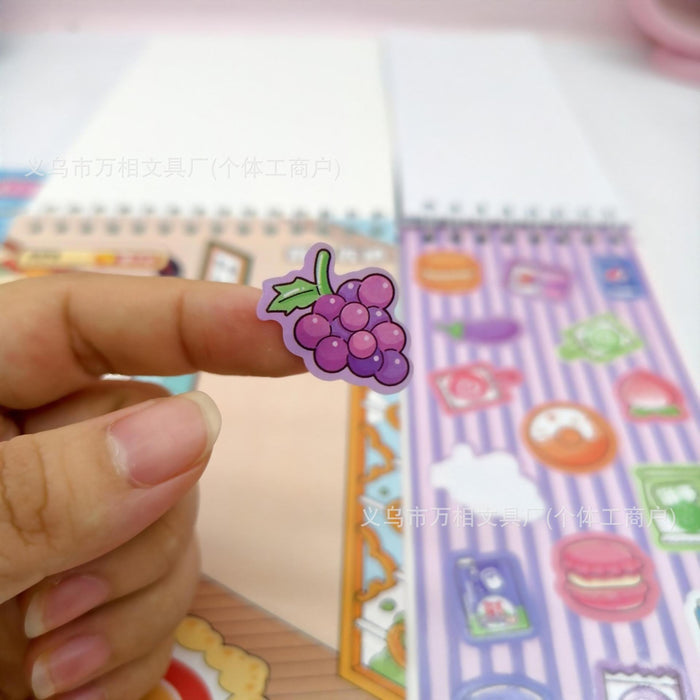 Wholesale Cute cartoon sticker set for a level-based game.