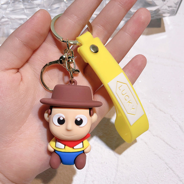 Wholesale Cartoon Silicone Doll Keychain JDC-KC-QiChao058