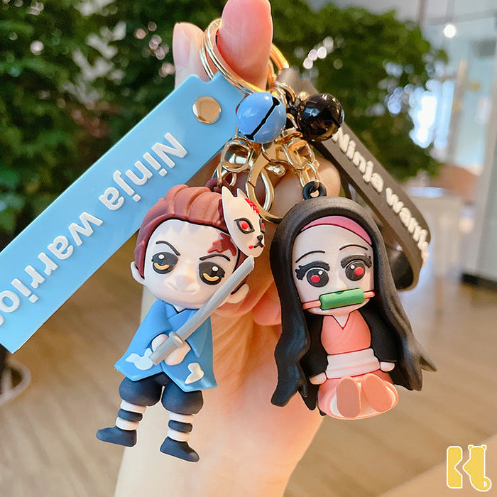 Wholesale Cartoon PVC Pig Keychain JDC-KC-JBao008