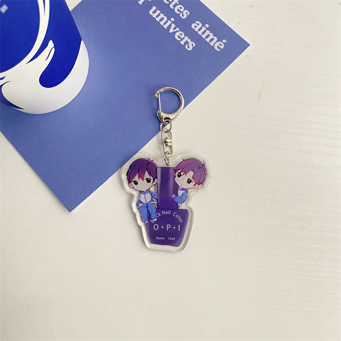 Wholesale Cartoon Acrylic Keychains JDC-KC-ChuangYi015