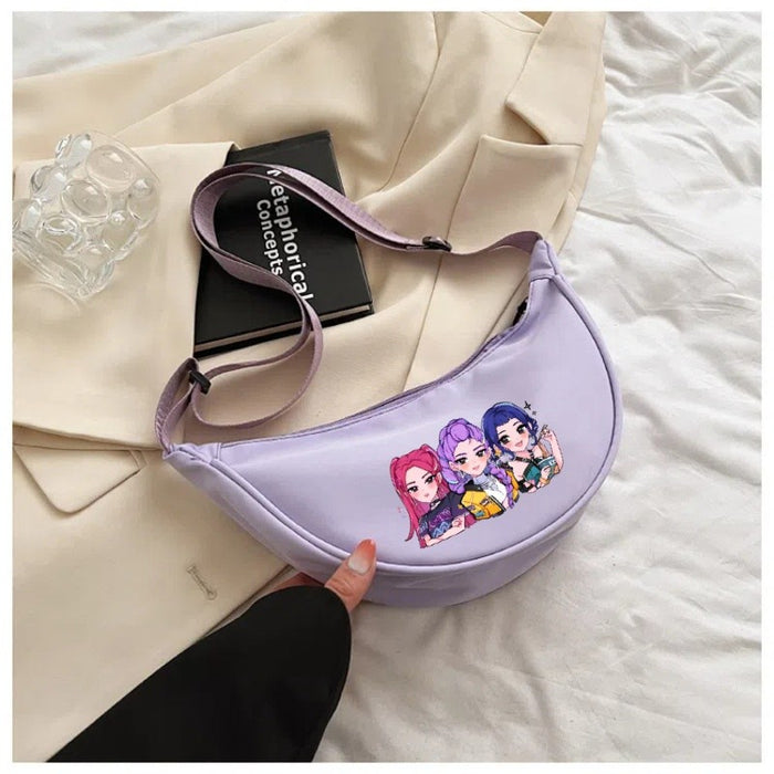 Wholesale Cartoon print lightweight simple nylon crossbody bag Shoulder Bags