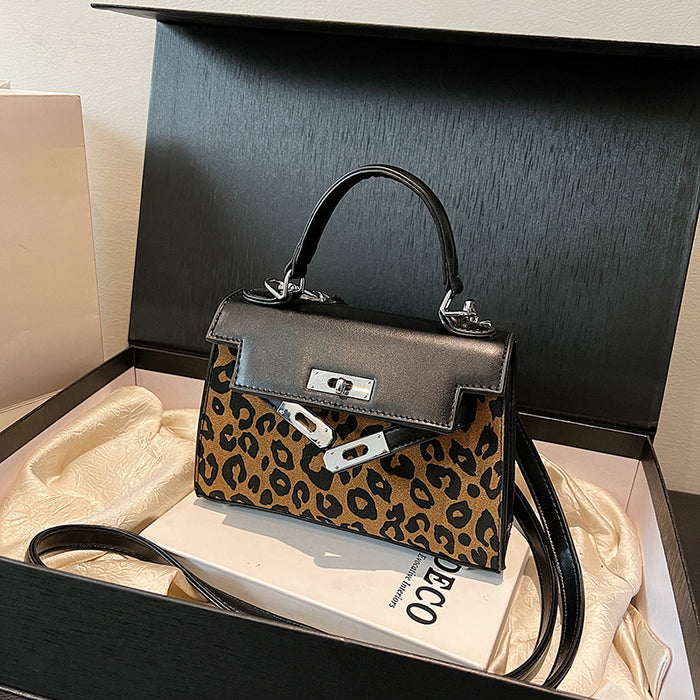 Wholesale Retro leopard print cross-body shoulder bag
