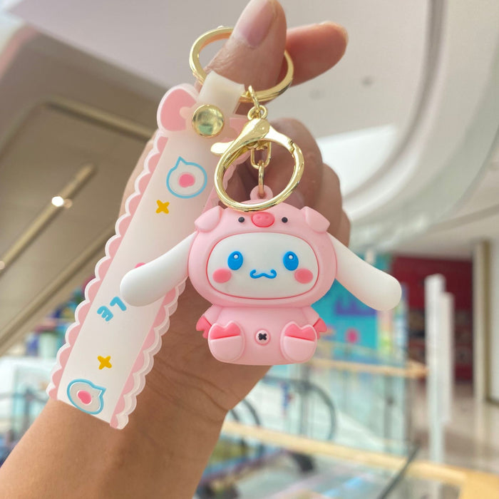 Wholesale  Cartoon keychain car key pendant doll key chain bag pendant small gift
