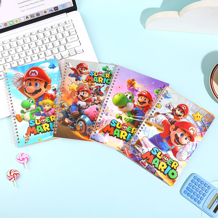 Wholesale 4pcs Spiral Notebook Lined Pages Gamer Diary Boutique Gift