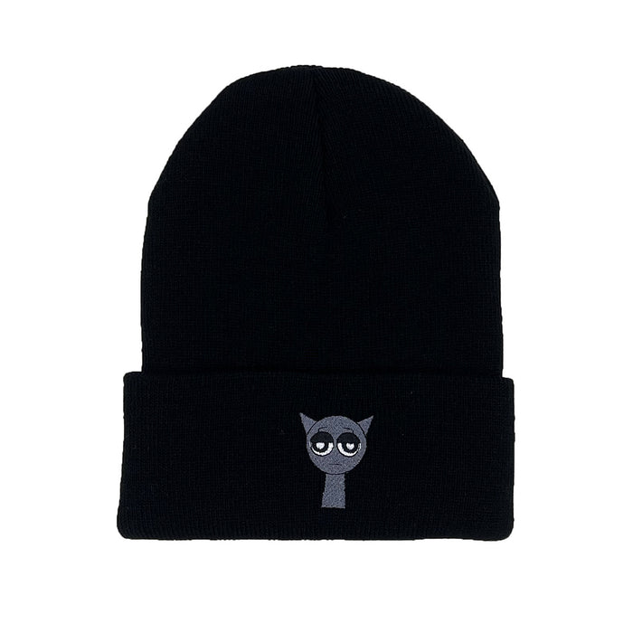 Wholesale Cartoon Cute Embroidery Knitted Beanie Hat JDC-FH-AXing031