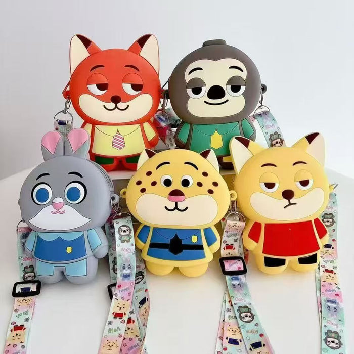 Wholesale Cute Cartoon Silicone Crossbody Shoulder Bags