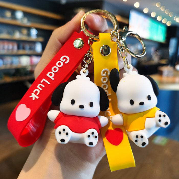 Wholesale Cartoon Doll 3D Rubber Keychain JDC-KC-Tingm066