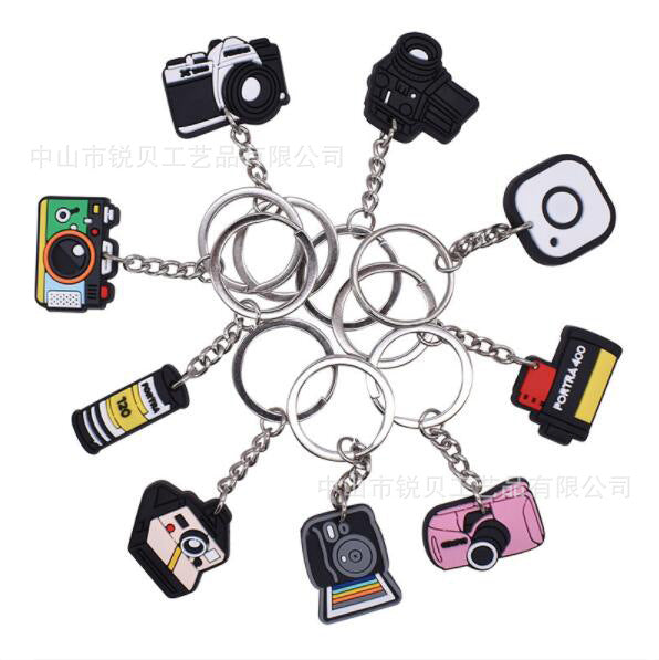 Wholesale Custom PVC soft rubber key chain pendant accessories cute cartoon animation surrounding can add logo activities small gifts