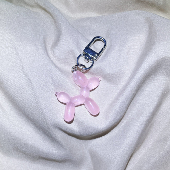 Wholesale Laser luminous ball dog key chain