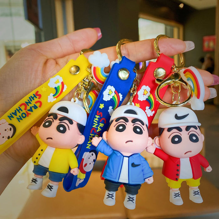 Wholesale Cartoon Silicone Doll Keychain JDC-KC-MingT037