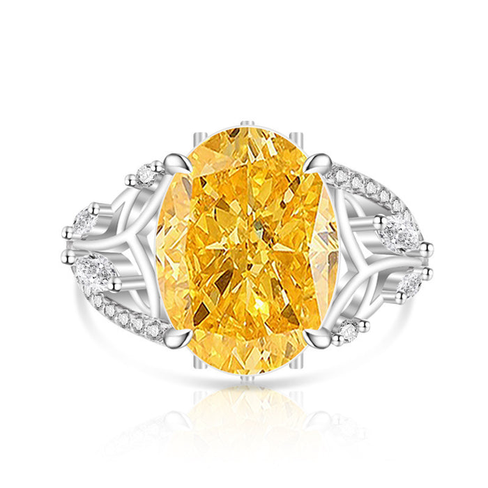Wholesale Ice Flower Cut Floral Fairy Ring Real Gold Plated Copper White CZ Geometric Everyday Jewelry