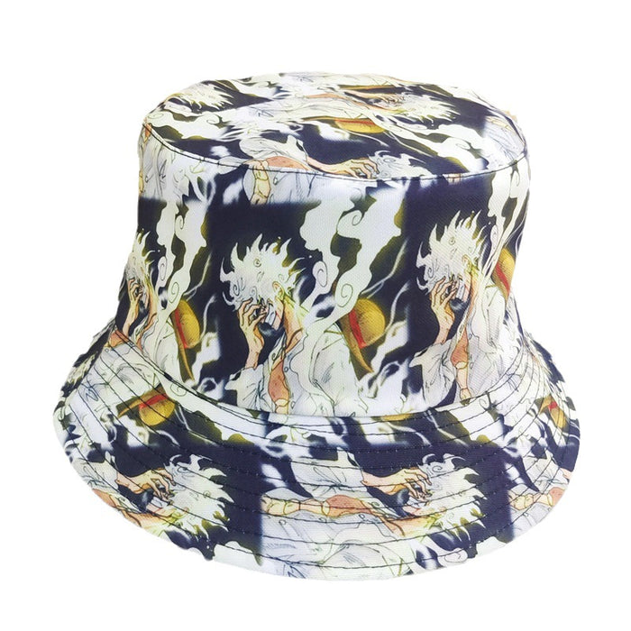 Wholesale Cartoon Print Cotton Bucket Hat JDC-FH-BoD017