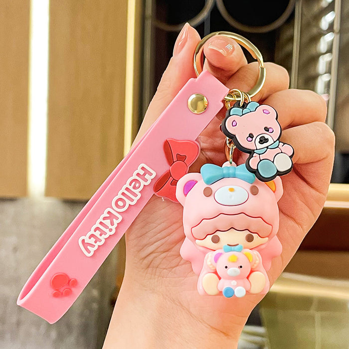 Wholesale Cartoon Doll Silicone Keychain JDC-KC-Benxin031