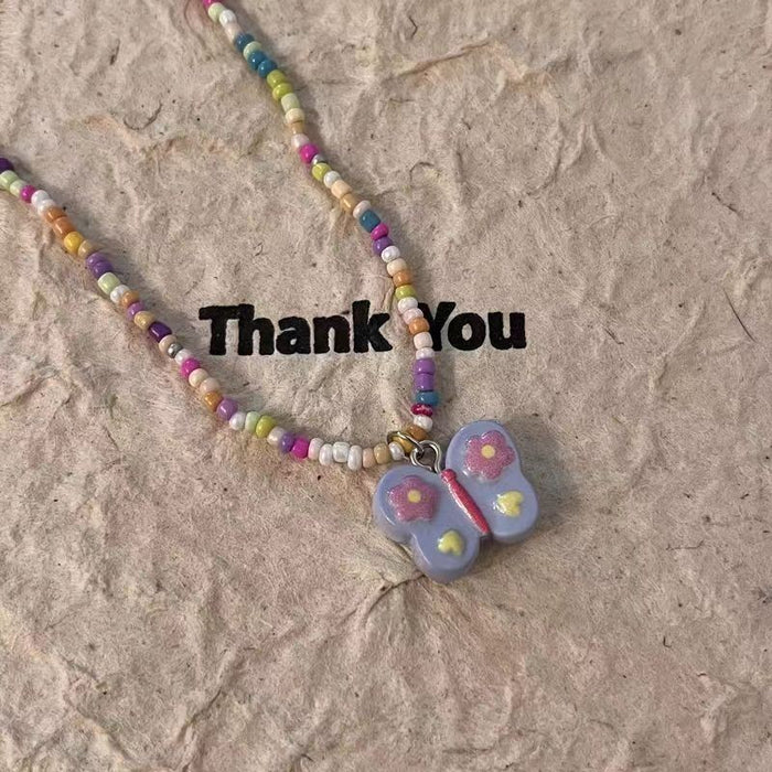 Wholesale color necklace  female accessories clavicle chain