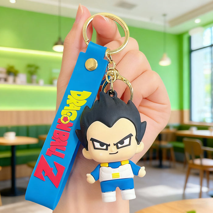 Wholesale Cartoon Keychain Silicone PVC Bag Charm Gift Accessory