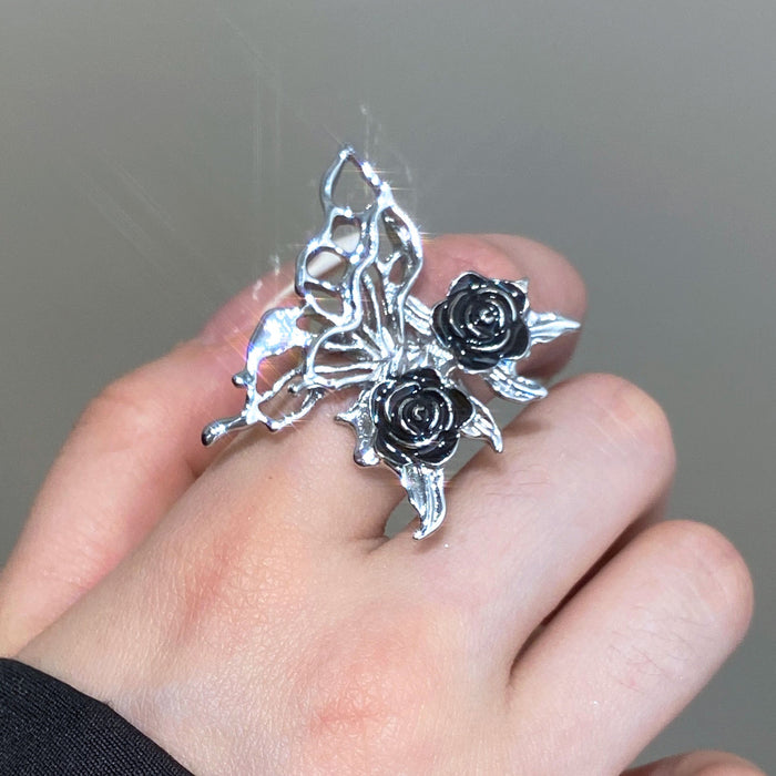 Wholesale hollow butterfly rose earrings Halloween earrings earrings women