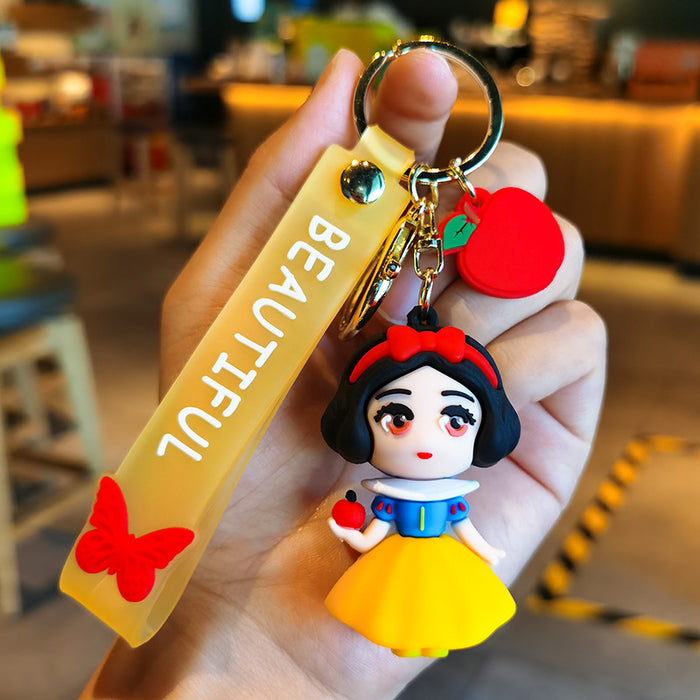 Wholesale Cartoon Doll Silicone Keychain JDC-KC-Tingm211