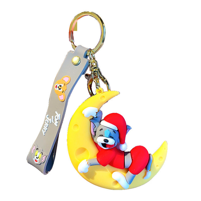 Wholesale Cartoon Silicone Doll Keychain JDC-KC-MZL016