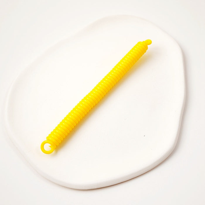 Wholesale Creative retractable elastic rope key chain pendant spring anti-lost bracelet chain ring