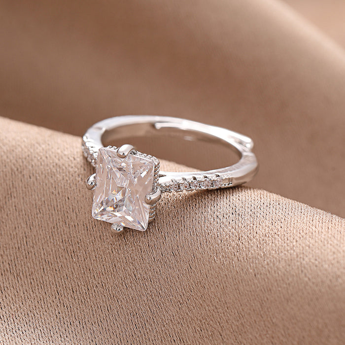 Wholesale Heavy industry ring, cross ring, female niche, adjustable opening, non fading ring