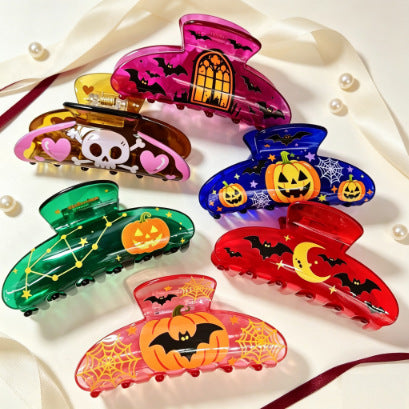 Wholesale Large  Acrylic Shark Hair Claw Clip Party Styling Boutique Gift