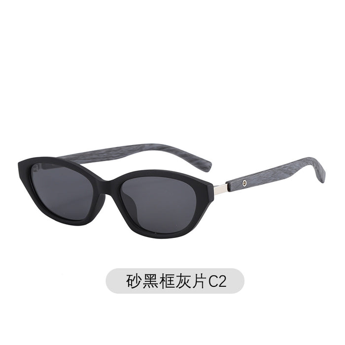 Wholesale Sunglasses with high-end feel, UV resistant, wood grain leg sunglasses