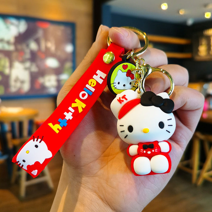 Wholesale Cartoon Silicone Doll Keychain JDC-KC-Tingm279