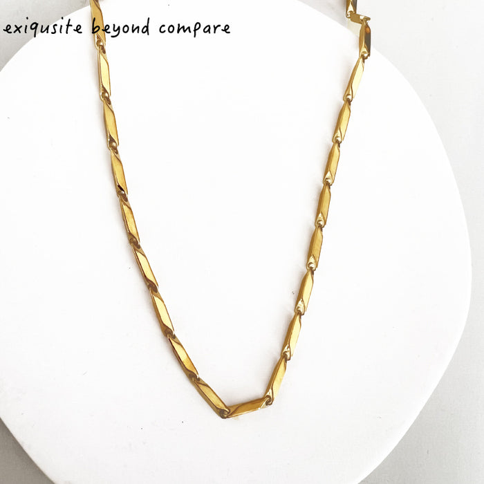 Wholesale Stainless Steel Necklace Diamond Stick Chain
