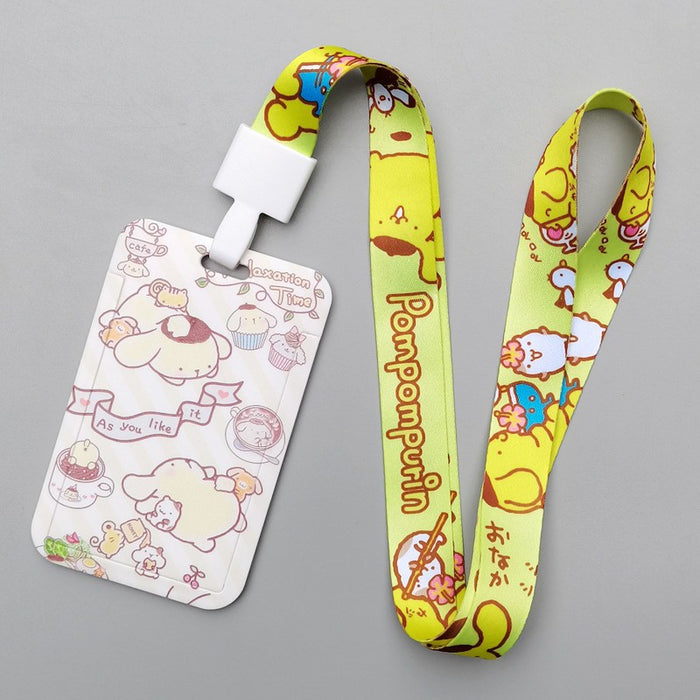 Wholesale Cartoon Style Plastic Card Holder With Neck Strap For Everyday Campus Use Stylish Gift