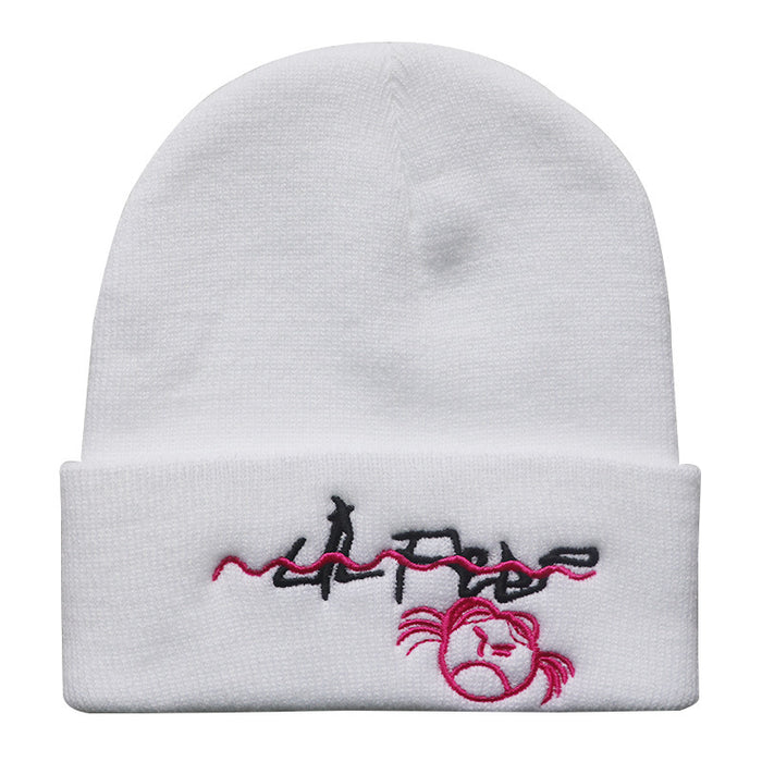 Wholesale Cartoon Girl Embroidery Acrylic Knitted Beanie Hat JDC-FH-LvH027