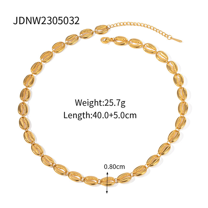 Wholesale Bohemian Clavicle Chain Stainless Steel Necklace