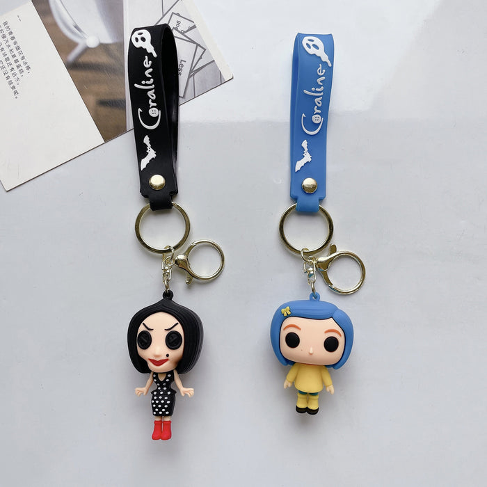 Wholesale Cartoon Animated Creative Halloween Horror Keychains JDC-KC-JuShu020