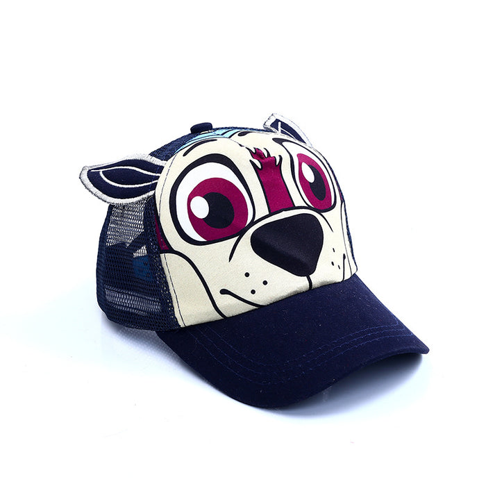 Wholesale Dog Ears Cartoon Sunscreen Breathable Children's Cotton Baseball Cap JDC-FH-XinKuan001