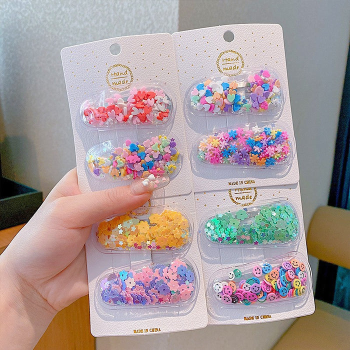Wholesale New Children' s Tassel Hair Clip — Girls'  Cartoon Snap Clip