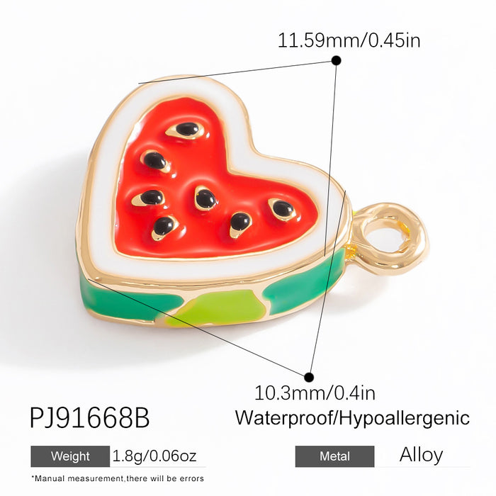 Wholesale Alloy Jewelry Accessories Ins Style Handmade DIY Cake Candy Jewelry Childlike Cartoon Sweet Pendant Single Pendant