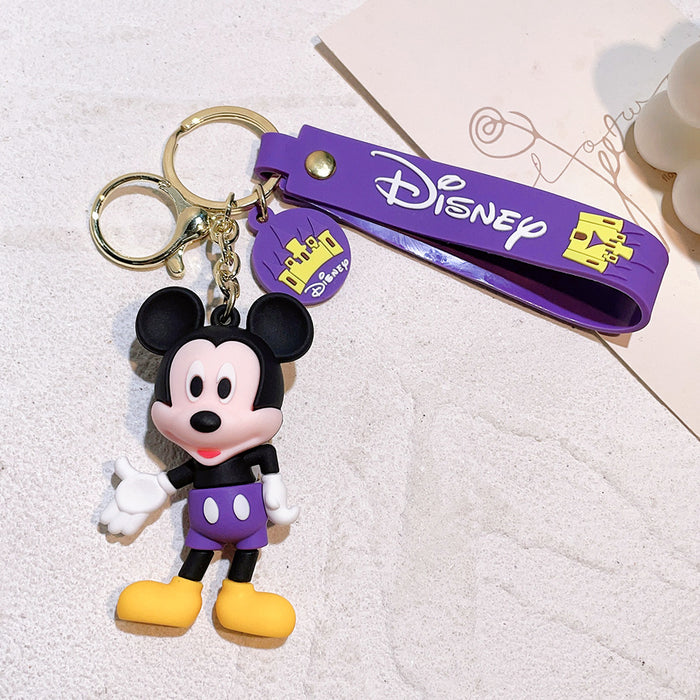 Wholesale Cute Cartoon Silicone Keychain Bag Ornaments JDC-KC-QiWei041