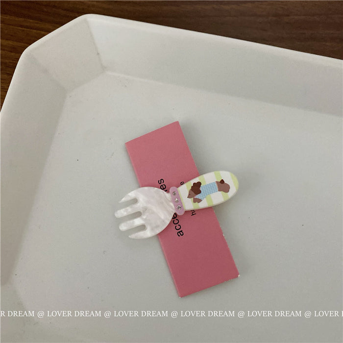 Wholesale Plaid seamless clip hair clip makeup clip bangs clip hair accessory