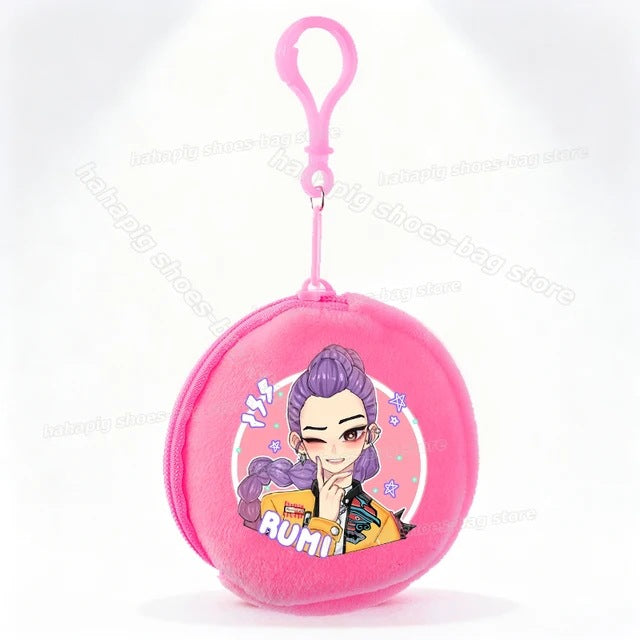 Wholesale Casual Kpop Style Cartoon Coin Purse For Girls Polyester Zipper Wallet Everyday Fashion Accessory Resale Gift