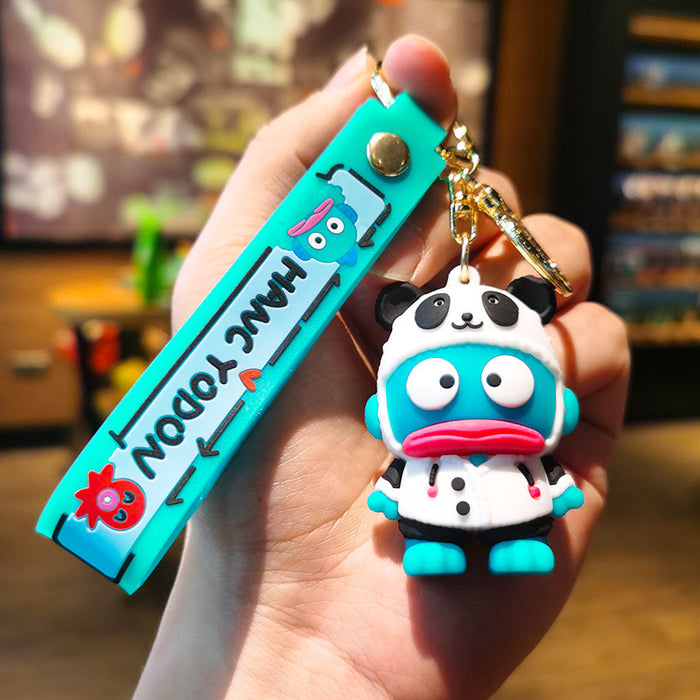 Wholesale Clownfish Design Silicone Keychain Bag Charm