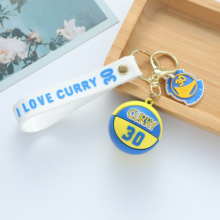 Wholesale Sports Basketball PVC Keychain JDC-KC-ShiX003