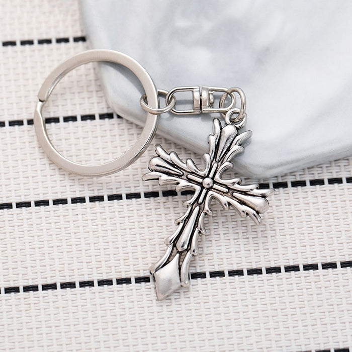 Wholesale Cross Vintage Zinc Alloy Keychains