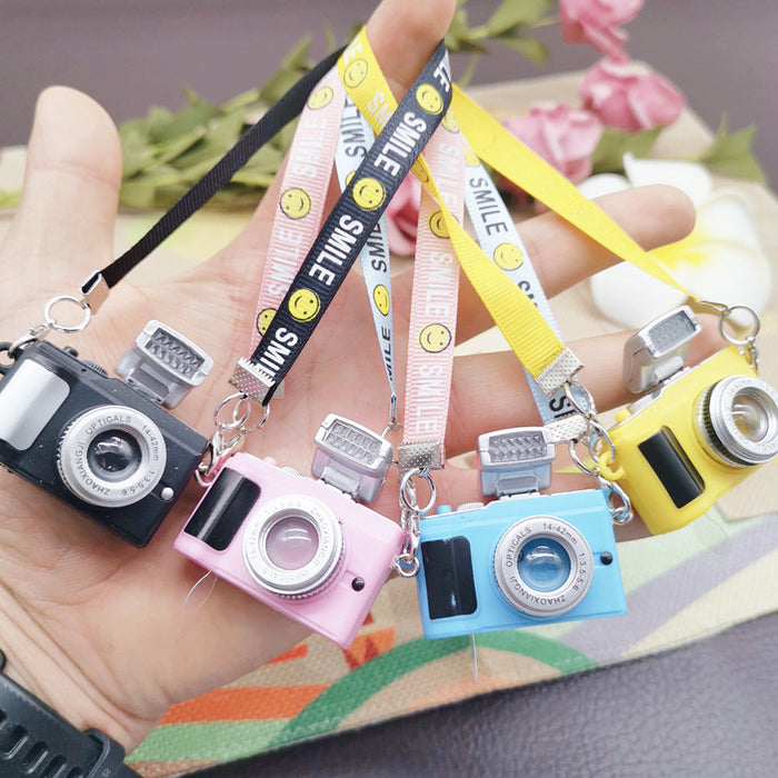 Wholesale LED Light Emitting Sound Simulation SLR Camera Keychain JDC-KC-ZJ001