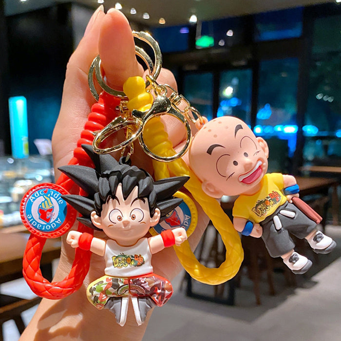 Wholesale Anime PVC Keychain Cute Figure Bag Charm And Car Key Accessory Decorative Gift