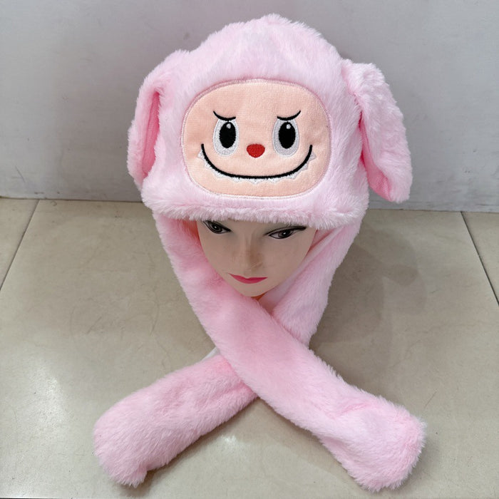 Wholesale Moving hat with light plush airbag hat that moves when you pinch the ears