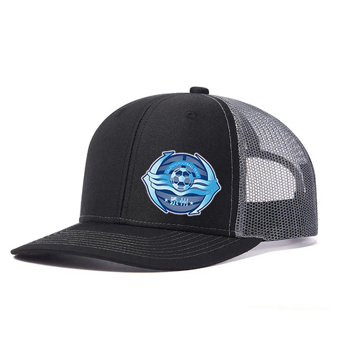 Wholesale football logo hat adult sports leisure mesh hat summer sun protection breathable