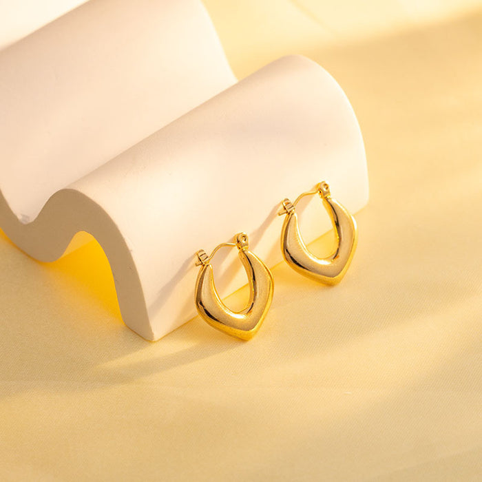 Wholesale Stainless Steel Geometric Earrings Earrings