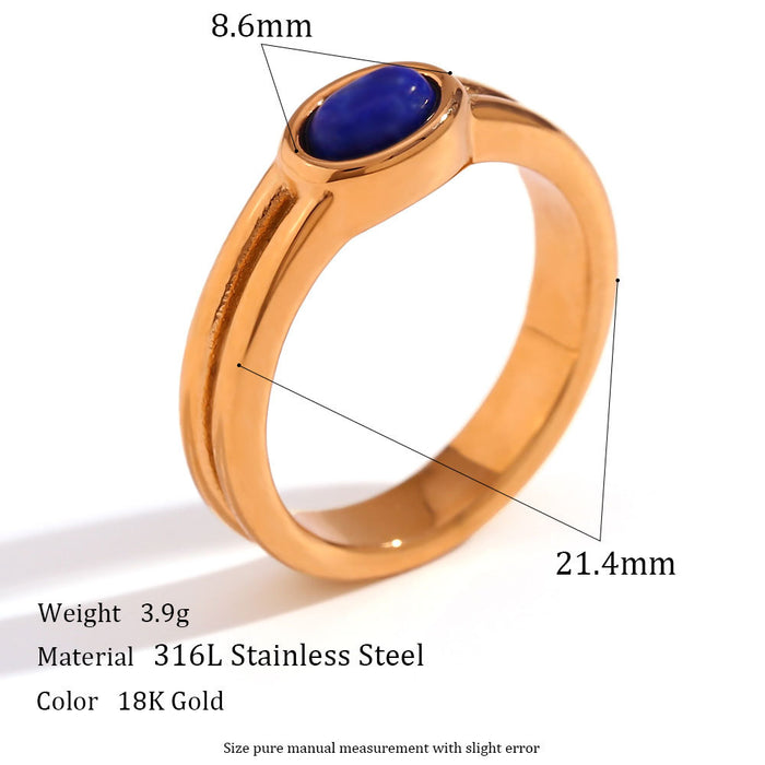 Wholesale Personalized Oil-Drip Ring Stainless Steel Plated with Gold Peach Heart Flower