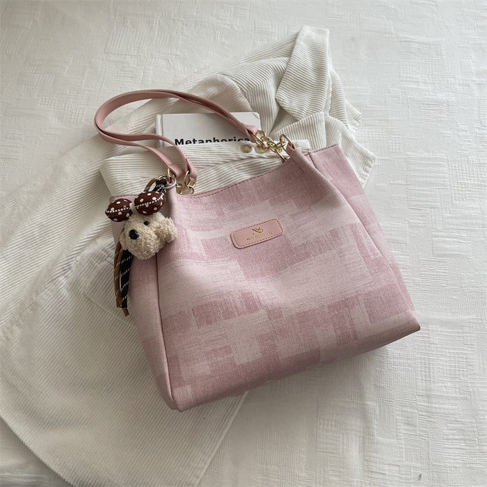 Wholesale Urban Simplicity Tote Bag - Fashion Pu Shoulder Bag for Women Daily Matching Accessory